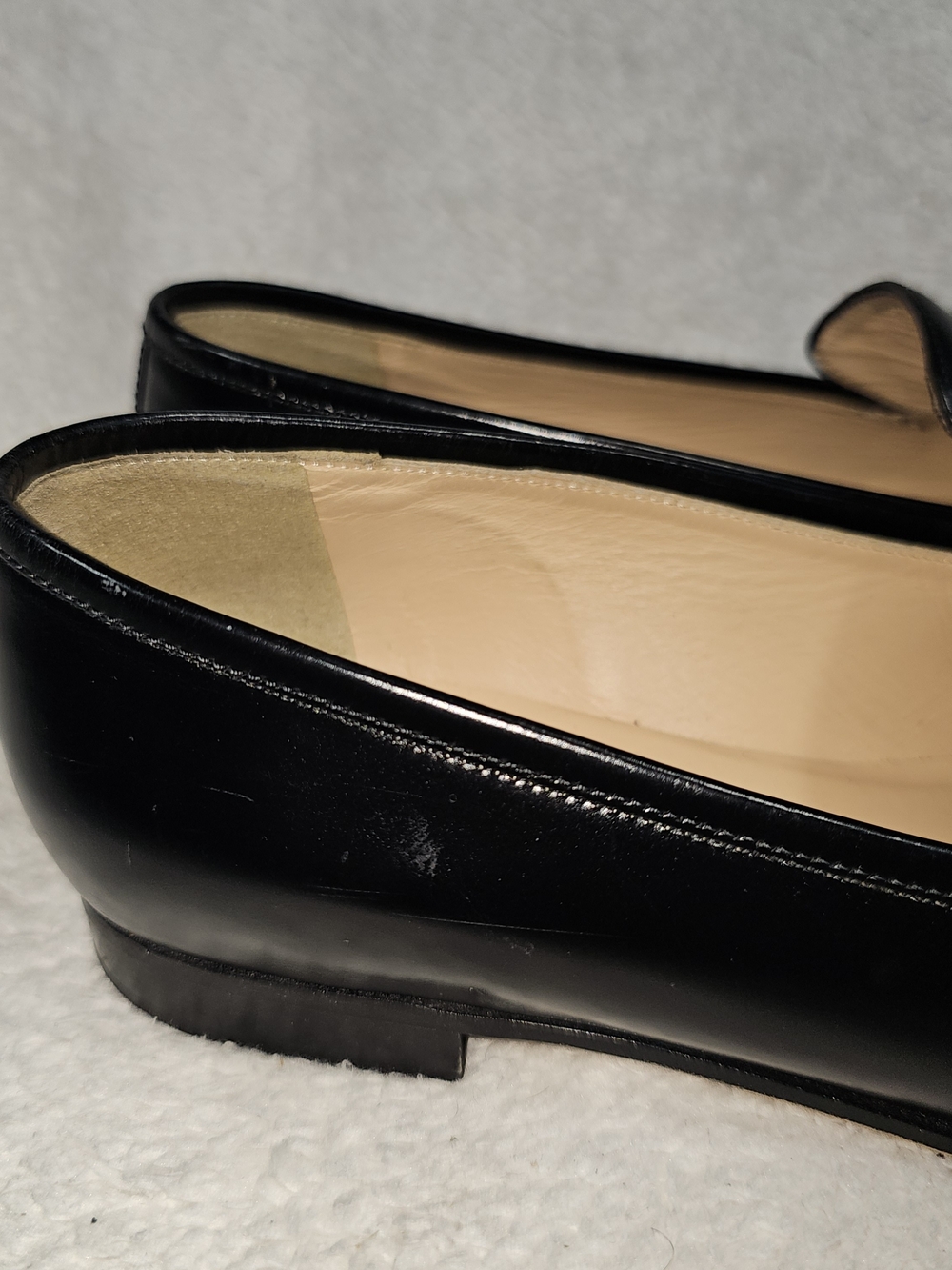 J. Crew Womens Black Patent Leather Academy Penny Loafers Slip On Size 8.5. - Picture 9 of 16